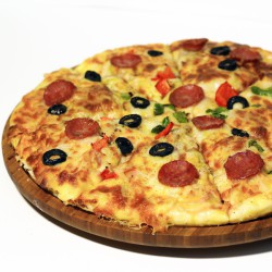 پیتزا تردک ژامبون